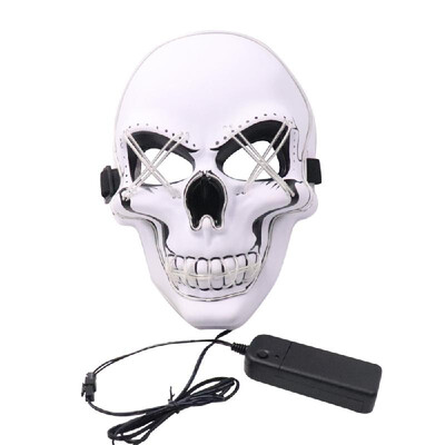 

Halloween Party Mask LED Scary Flash Mask EL Line Light Mask Cosplay Mask Party Clothing Mask Supplies Multi-color Optional