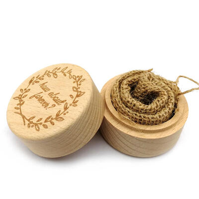 

Personalized Rustic Wedding Wood Ring Box Holder Customized Bearer Box
