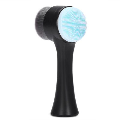 

Greensen 2 Colors Double Sides Silicone Facial Pore Cleanser Manual Face Wash Cleansing Brush