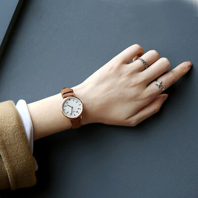 

Ins wind watch female students Korean version of simple literature retro cool wind Sen womens casual air waterproof belt