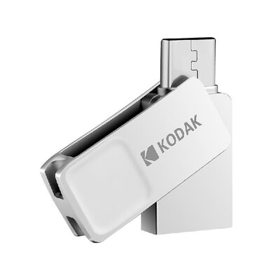 

Kodak K223B 64G Micro USB30 U Disk Metal Portable USB Flash Drive Mini Memory Stick Car Pen Drives Flashdisk Silver for Phone Com