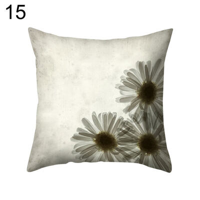 

Vintage Flower Square Throw Pillow Protector Case Cushion Cover Bedding Articles