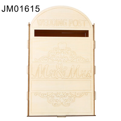 

Wooden Letters Rustic Mailbox Gift Card Post Box Wedding Shower Birthday Decor