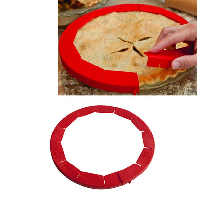 

JPGIF Adjustable Silicone Pie Crust Shield Silicone Fit 85Inch - 115Inch Rimmed Dish