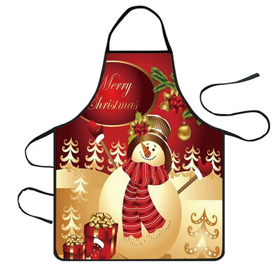 

Siaonvr Christmas Decoration Waterproof Apron Kitchen Aprons Dinner Party Apron