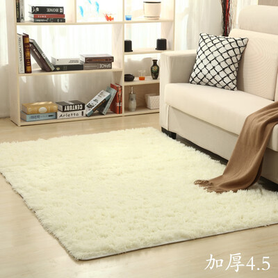 

Wei Ya Factory direct wholesale modern silk hair long hair carpet rectangular coffee table sofa bed carpet floor mat 14071