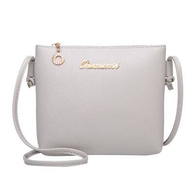 

Tailored Women Fashion Solid Color Crossbody Bag Messenger Bag Phone Coin Bag Black