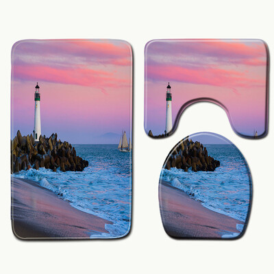 

〖Follure〗3pcs Non-Slip Bath Mat Bathroom Kitchen Carpet Doormats Decor