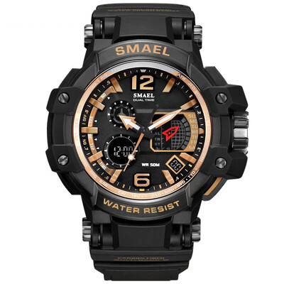 

Gobestart SMAEL Sport Watch Men Digital LED Electronic Watches Rubber Quartz Wristwatches