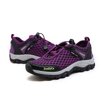 

Summer outdoor climbing single mesh flat bottom breathable lightweight lazy shoes a pedal casual shoes round head womens shoes me