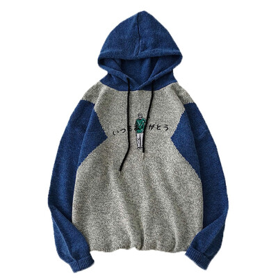 

Toponeto Mens New Autumn Winter Casual Long Sleeve Hooded Knitting Sweaters Tops Blouse