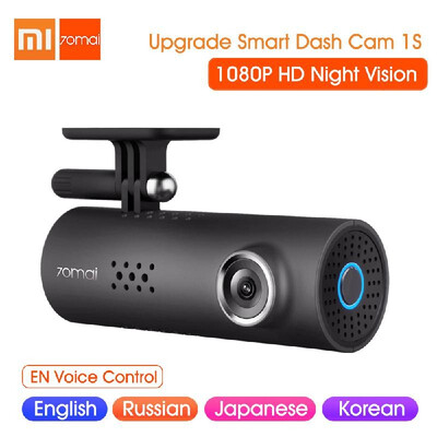 

Global Version Xiaomi 70mai Smart Dash Cam 1S Car DVR 1080P HD Night Vision Voice Control WiFi Car Camera Smart Parking Monitor