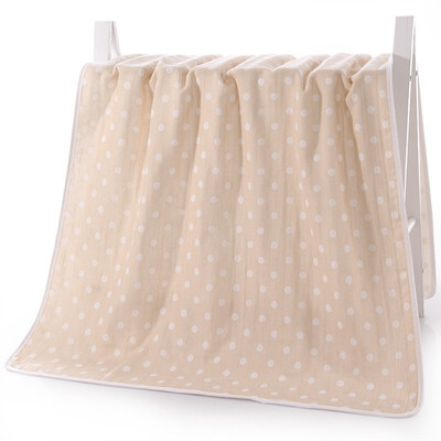 

Combed Cotton Towel Polka Dot Baby Adult Bath Towel Soft Comfortable High Water Absorption Beautiful Towel