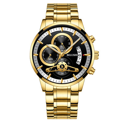 

Top Brand Watches Men Fashion Sports Quartz Clock relogio masculino Chronograph Waterproof Wrist Watch Full Steel Military Watch