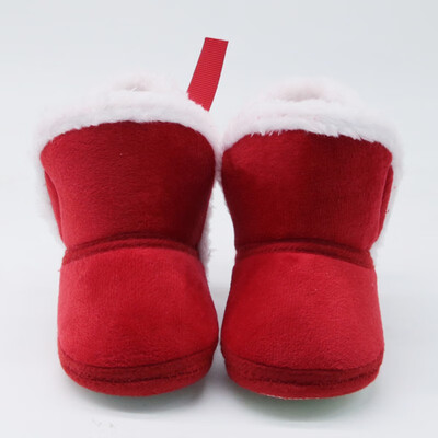 

WEIXINBUY winter baby boys girls shoes russia winter infants warm shoes Faux fur girls baby booties Leather boy baby boots