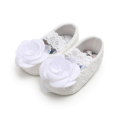 

Baby Girl Shoes Riband Lace Floral Up PU Leather Princess Baby Shoes First Walkers Newborn Moccasins For Girls 0-18M