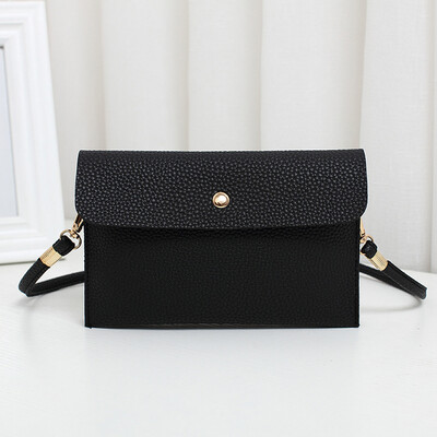

Tailored Womens Leather Crossbody Bag Pure Color Shoulder Bags Messenger Bag Coin Bag