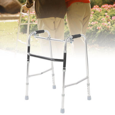 

Greensen Lightweight Medical Folding Walker Disabled Elderly Walking Tool