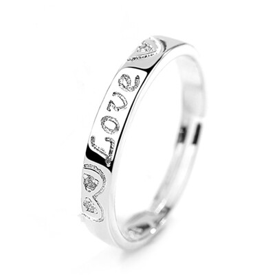 

Couple Lovers Ring Marriage Ring Plated Gold Stainless Steel Rings Zircon