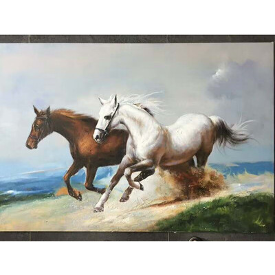 

Ou Ji Oil Painting Horse Pentium 18106