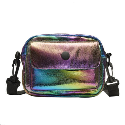 

Waterproof Leather Shoulder Messenger Handbags Women Laser Crossbody Bags