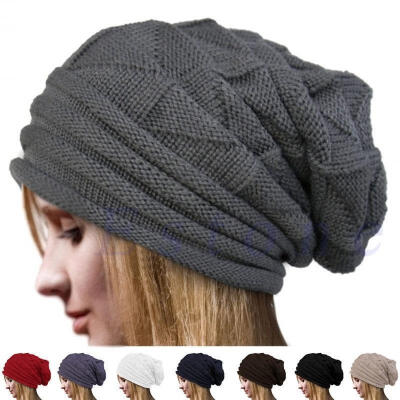 

Newest Hot Women Knit Oversize Baggy Slouchy Beanie Warm Winter Hat Ski Chic Cap Skull Fresh Fashion Autumn Girl Product deta