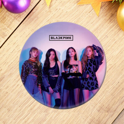 

Kpop Black Pink Concert Tin Plate Badge Brooch Cute Cartoon Brooch Bag Pendant Boys Girls Accessories Hot Gift for Fans