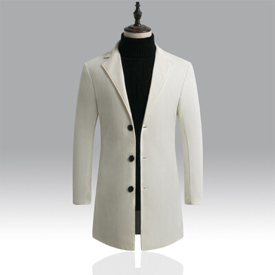 

Toponeto Mens New Winter Style Fashionable Warm Snowflake Windbreaker Coat Pure Coat