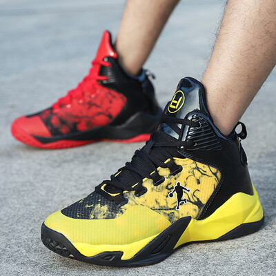 

Breathable mandarin duck basketball shoes mens&womens shoes students non-slip sports blue shoes wear-resistant stadium boots