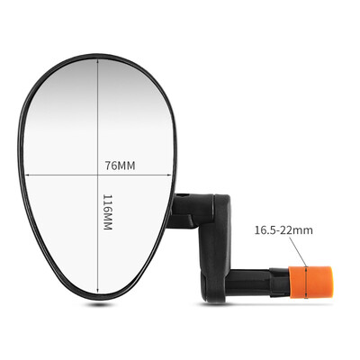 

Unbreakable Bike Rearview Mirror Reae View Back Reflector Safety Night Riding