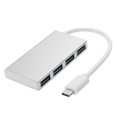 

Aluminum 4 Ports Type-C USB31 Hub Adapter High Speed 5Gbps Converter Cable