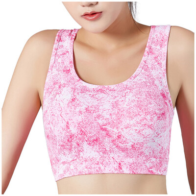 

Toponeto Ladies Hollowing Out Sports Bra Lace Sports Full Cup Bra Fitness Yoga Underwear
