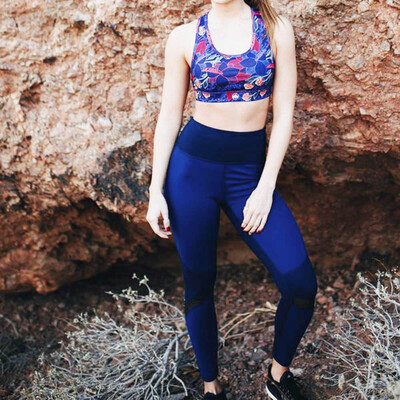

Tailored Women Sports Gym Yoga Workout High Waist Running Pants Fitness Elastic Leggings