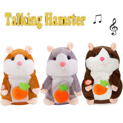 

Cute Cheeky Hamster Talking Mouse Pet Christmas Toys Speak Sound Record Gifts