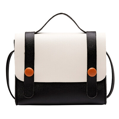 

Ladies Lychee Pattern Korean Version Contrast Totes Color Change Pockets Cute Messenger Bag Messenger Shoulder Bags