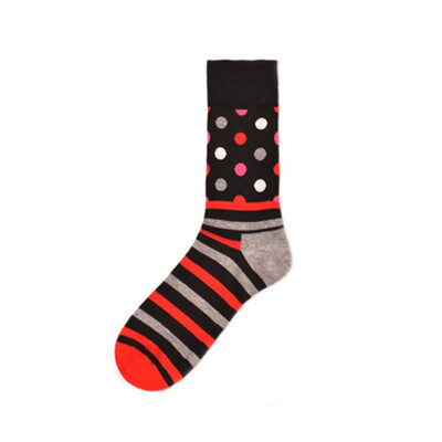 

2019 fashion Colorful dot in stockings colorful mens socks personality cotton socks women sox gifts