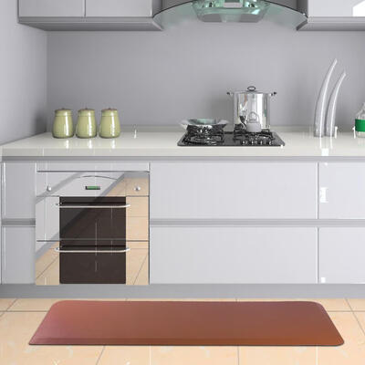 

Ktaxon Long Standing Anti Fatigue Kitchen Runner Mat - Perfect for Kitchens&Stand Up Desks 24 in x 70 in 34in Brown
