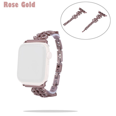 

〖Follure〗Diamond Rhinestone Fortune Logo Strap Replacement For Apple Watch 4321 42mm44mm