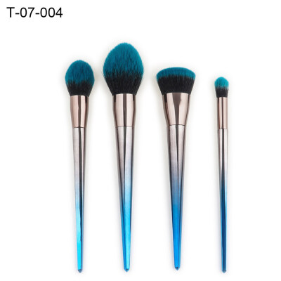 

4Pcs 7Pcs Women Gradient Color Nylon Hair Powder Foundation Makeup Brush Set