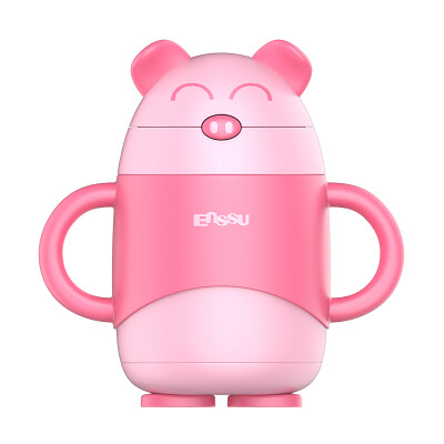 

Sakura Shu Enssu piglet sippy cup baby mug baby learn drinking cup children cup training duckbill cup ES3107