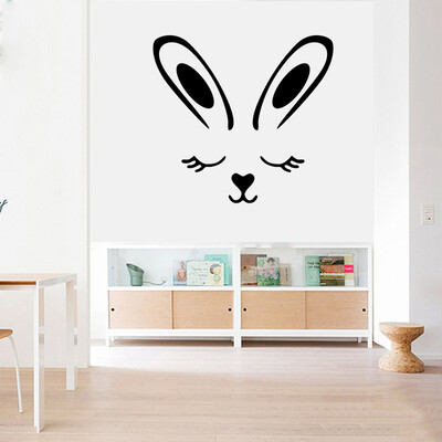 

〖Follure〗Wall Decals Removable Peel&Stick PVC Wall Stickers Easter Bunny Art Murals A