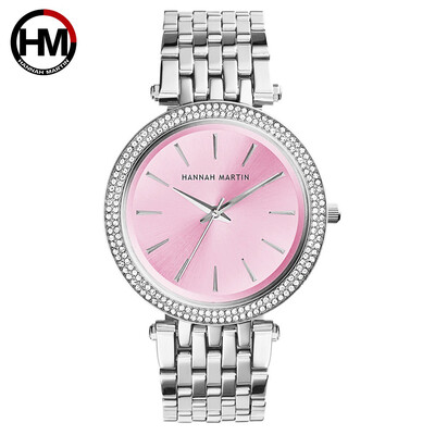 

Top Luxury Brand Ladies Wrist Watches Silver Steel Women Bracelet Watch Fashion Rhinestone Diamond Female Clock Relogio Feminino