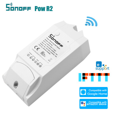 

SONOFF WiFi Intelligent Switch Pow R2 ITEAD With Electricity Detection Statistics Current&Voltage Display Overload Protection