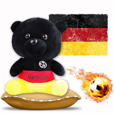 

Siaonvr Adorable Cartoon Creative National Flag Soft Bear Doll Stuffed Plush Doll Toys