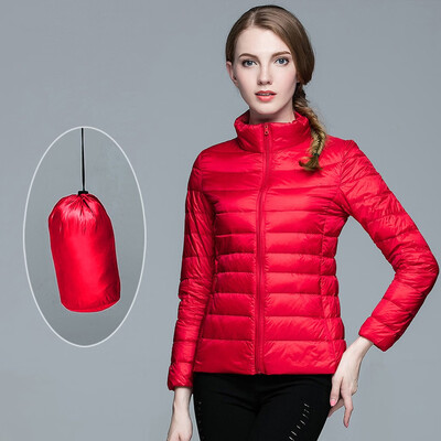 

Toponeto Fashion Women Lightweight Down Jacket Winter Jackets Slim Long Sleeve Overcoat