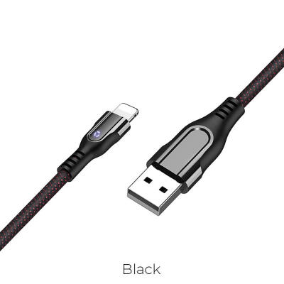 

HOCO U54 Micro USBtype-c8-pin Cable LED Light Fast Charging Data Sync Cable For Samsung Xiaomi IPhone-APPLE