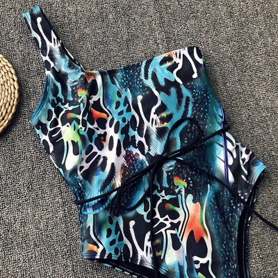 

Saidsome Sexy Women Leopard One-Piece Bikini Push-Up Pad Swimwear Swimsuit Beachwear