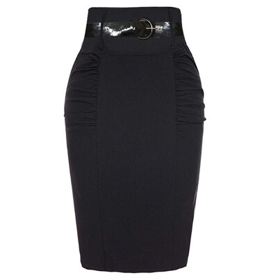 

Roseonmyhand Women Vintage Dress Womens Wear to Work Stretchy Office Pencil Skirts