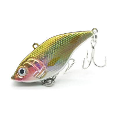 

Hard VIB Lures 5CM Fishing Bait Treble Hooks 3D Fishing Eyes Crankbait Vibe Sinking Lure Fishing Tackle