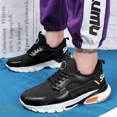 

19 autumn new mens shoes three generations of old shoes ins Korean casual shoes mens running shoes